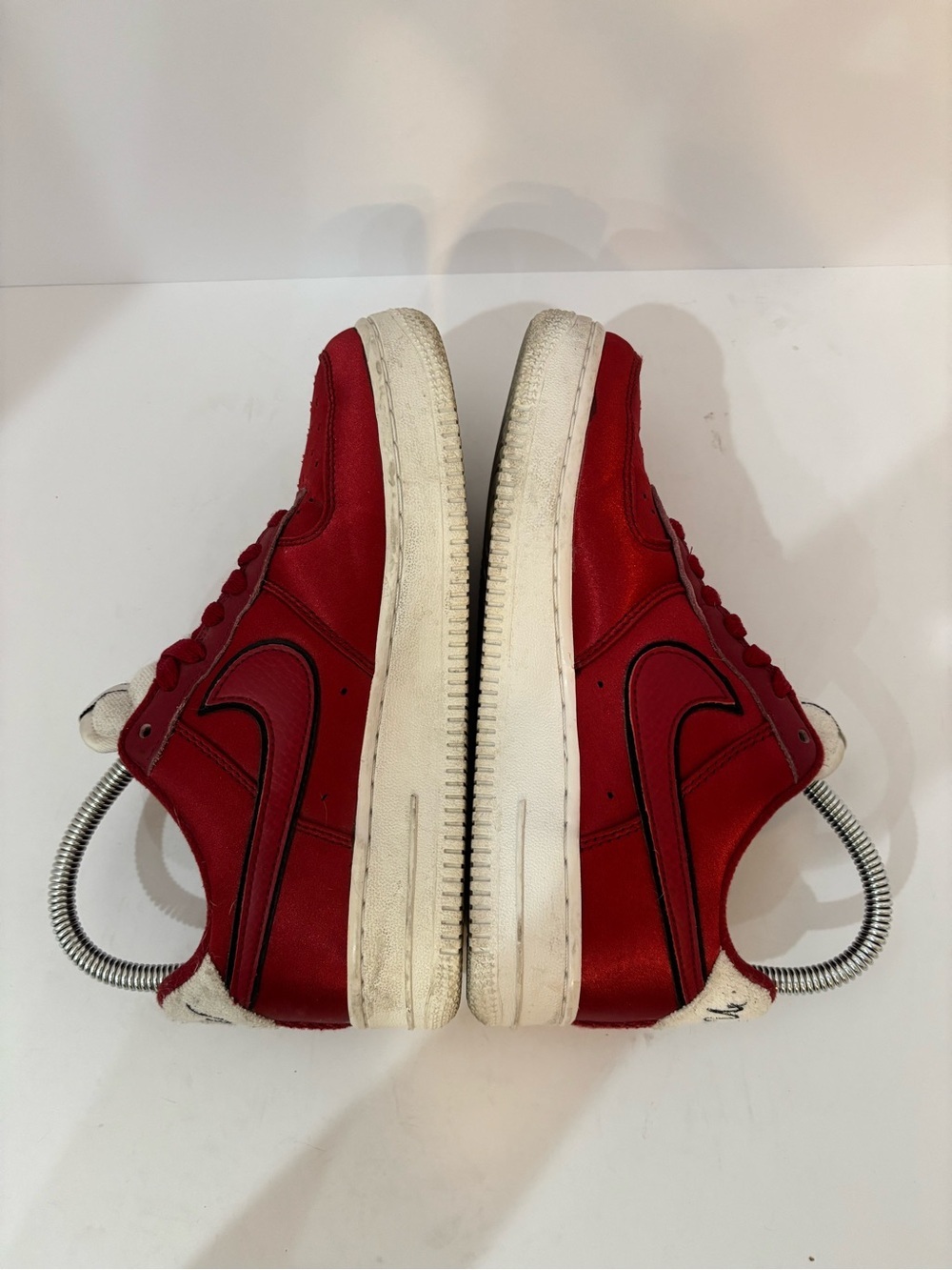 Nike‎ Air Force 1 Low Red Sneakers size 6 - Picture 6 of 9